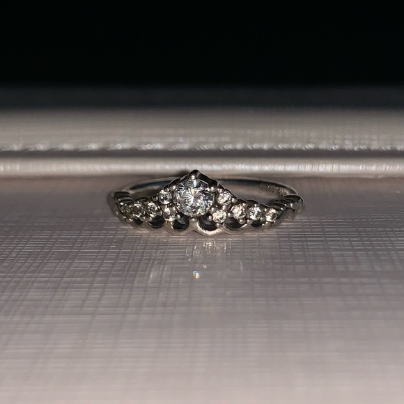 Pandora Fairy Tale Tiara Wishbone Ring Size 7.5 - Picture 2 of 4